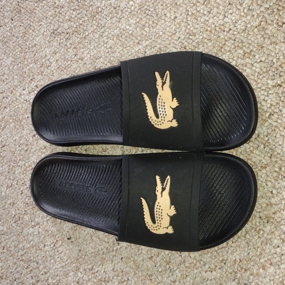 *Used* Lacoste slide size 11 men's